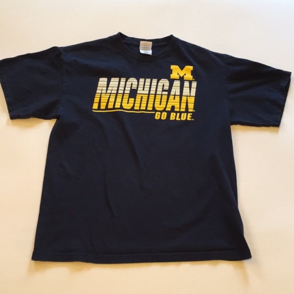 (Bundle 3 for$12) Vtg Michigan “Go Blue” Tee